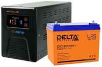 Интерактивный ИБП Энергия Гарант 500 в комплекте с аккумулятором Delta DTM 1275L 300 Вт/75 А*Ч