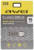 USB Флеш-накопитель Awei USB Flash Drive 16 ГБ, серебристый