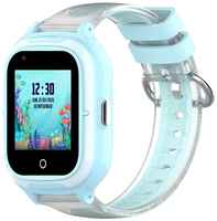 Wonlex Детские смарт часы-телефон KT23 с видеозвонком 4G и виброзвонком, голубые