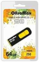 Флешка OltraMax 250 64GB Black / Yellow