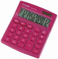 CITIZEN Калькулятор настольный citizen sdc-812nrpke, компактный (124х102 мм), 12 разрядов, двойное питание
