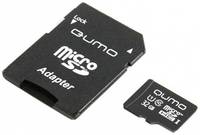 Карта памяти 32Gb - Qumo Micro SecureDigital CL10 UHS-I QM32GMICSDHC10U1 (Оригинальная