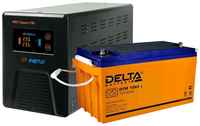 Интерактивный ИБП Энергия Гарант 750 в комплекте с аккумулятором Delta DTM 1265L 450 Вт / 65 А*Ч