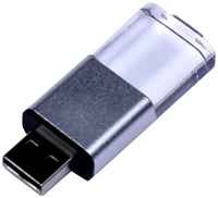 Centersuvenir.com Пластиковая флешка с выдвижным механизмом и кристаллом (16 Гб / GB USB 2.0 / cristal10)