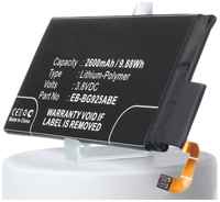 Аккумуляторная батарея iBatt 2600mAh для Samsung EB-BG925ABA, GH43-04420B, GH43-04420A