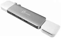 Док-станция j5create Ultradrive Kit USB Type-C - USB-C PD 3.0 / USB-C 3.1 / HDMI / USB-A 3.1x2 / 4K HDMI SD / microSD JCD387
