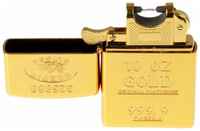 Сима-ленд Зажигалка электронная в подарочной коробке, USB, дуговая, золотая, прямоугольная, 6.5×2.5×12 2598182