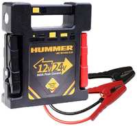 Портативное пусковое устройство с аккумулятором HUMMER H24 для автомобиля + Power Bank + LED фонарь, 23000 мАч