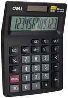 Калькулятор настольный Deli E1519A черный 12-разр