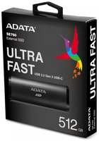 SSD A-DATA Твердотельный накопитель ADATA. ADATA 512GB SE760 External SSD USB 3.2 Gen2 Type-C, R1000/W1000