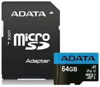 ADATA Micro SecureDigital 64Gb A-DATA AUSDX64GUICL10A1-RA1