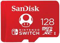 SanDisk Флеш карта microSD 128GB SanDisk microSDXC Class 10 UHS-I A1 C10 V30 U3 for Nintendo Switch 100MB / s