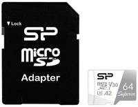 Карта памяти microSD 64 ГБ Silicon Power Class 10 Superior ( SP064GBSTXDA2V20SP )