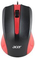 Мышь Acer OMW012, черный, красный