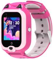 SMART PRESENT Детские смарт часы-телефон KT22 4G с видеокамерой и виброзвонком, розовые
