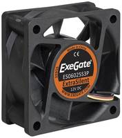 Вентилятор для корпуса ExeGate ES06025S3P, черный