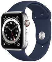 Умные часы Apple Watch Series 6 GPS + Cellular 44мм Stainless Steel Case with Sport Band 44 мм Steel Case GPS + Cellular, /кипрский