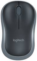 Беспроводная компактная мышь Logitech Wireless Mouse M185, серый