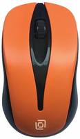 Беспроводная мышь OKLICK 675MW, черный / оранжевый