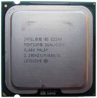 Процессор Intel Pentium E2200 Conroe LGA775, 2 x 2200 МГц, OEM