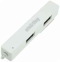USB - Xaб Smartbuy 4 порта, белый (SBHA-408-W) (1 / 5)