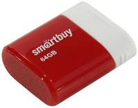 Флешка SmartBuy Lara 64 ГБ, 1 шт., красный