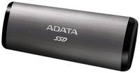 512 ГБ Внешний SSD ADATA SE760, USB 3.2 Gen 2 Type-C, титановый серый