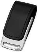 Флеш-карта USB 2.0 16 Gb с магнитным замком Vigo, черный / серебристый
