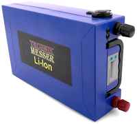 Аккумулятор литий-ионный TECHNIK-MESSER 12В 108000мАч BMS40A 292х185х82 (вольтметр с термодатчиком, быстрая зарядка 2USB, авторозетка)