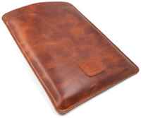 J. Audmorr Кожаный чехол J.Audmorr для Macbook 15 AIr и Ноутбука 14-15″ (355 х 235 х 18 мм), коричневый, NewBridge 15 Coffee