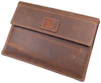 Кожаный Чехол J. Audmorrдля ноутбука 13.3-14″ (Macbook 14 Pro, Zenbook и т. д.), коричневый, Newport 14 Brownee