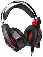 Наушники игровые HOCO W102 Gaming headphones проводные черно-красные