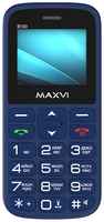 Телефон MAXVI B100, 2 SIM, синий