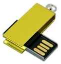 Centersuvenir.com Металлическая флешка с мини чипом в цветном корпусе (32 Гб  /  GB USB 2.0 Желтый / Yellow minicolor1 Разноцветная а подарок девушке на день рождения)
