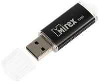 Флешка Mirex UNIT , 32 Гб, USB2.0, чт до 25 Мб/с, зап до 15 Мб/с, черная