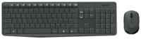 Комплект клавиатура + мышь Logitech MK235 Wireless Keyboard and Mouse, серый, английская / русская