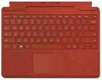 Клавиатура Microsoft Surface Pro X / 8 / 9 Signature Keyboard Alcantara (Poppy red) RUS