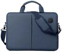Сумка для ноутбука 15.6 цвет синий Размер сумки Ширина 41См Глубина 6См Высота 30См Цвет синий Длина плечевого ремня: 120См