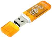 SmartBuy Память Smart Buy ″Glossy″ 32GB, USB 2.0 Flash Drive, оранжевый
