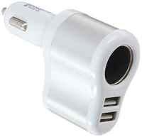 Torso Разветвитель прикуривателя, 1 гнездо, 2 USB 1 А  /  2.1 А, 60 Вт, 12 / 24 В, микс