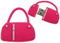 Подарочный USB-накопитель сумочка розовая 16GB оригинальная флешка