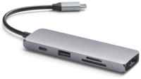 Док-станция Satechi Type-C Multiport Pro (USB 3.0, USB Type-C, HDMI, SD, micro-SD), ST-UCMPAM