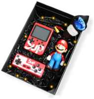 Подарочный набор MyPads M-УХ-51 портативная игровая приставка + Super Mario в подарочной упаковке эксклюзивный и классный подарок мужчине у кото