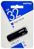 SB32GBCLU-K, 32GB USB 2.0 CLUE series, Black, SmartBuy