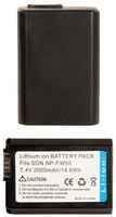 RageX Аккумулятор (АКБ, аккумуляторная батарея) NP-FW50 для фотоаппарата Sony Alpha A7, 7.4В, 2000мАч, Li-Ion