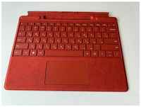 Клавиатура Microsoft Surface Pro 8 / Pro X Signature Keyboard Red (8XA-00021) Англо Русская раскладка