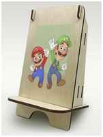 BrutBag Подставка для телефона органайзер УФ Игры Super Mario Bros ( Sega, Сега, 16 bit, 16 бит, ретро приставка) - 2299