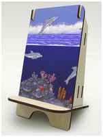BrutBag Подставка для телефона органайзер УФ Игры Ecco The Dolphin ( Sega, Сега, 16 bit, 16 бит, ретро приставка) - 2363