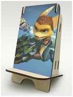 BrutBag Подставка для телефона с карандашницей, органайзер УФ Игры Ratchet & Clank Qforce ( PS, Xbox, PC, Switch) - 2282