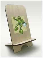BrutBag Подставка для телефона из дерева c рисунком УФ Игры Vector Man 2 ( Sega, Сега, 16 bit, 16 бит, ретро приставка) - 2351